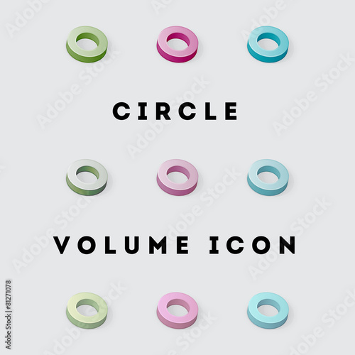 Icon Volume Pack Circle