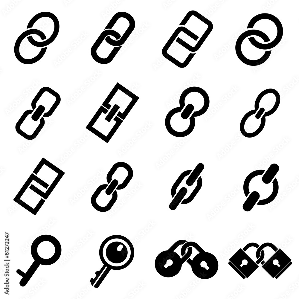 link icons illustration link icons illustration