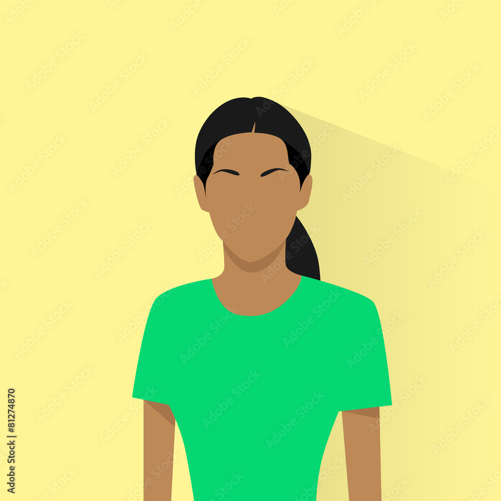 profile icon female african american avatar woman