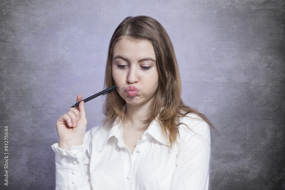 Obraz premium Teen thinking