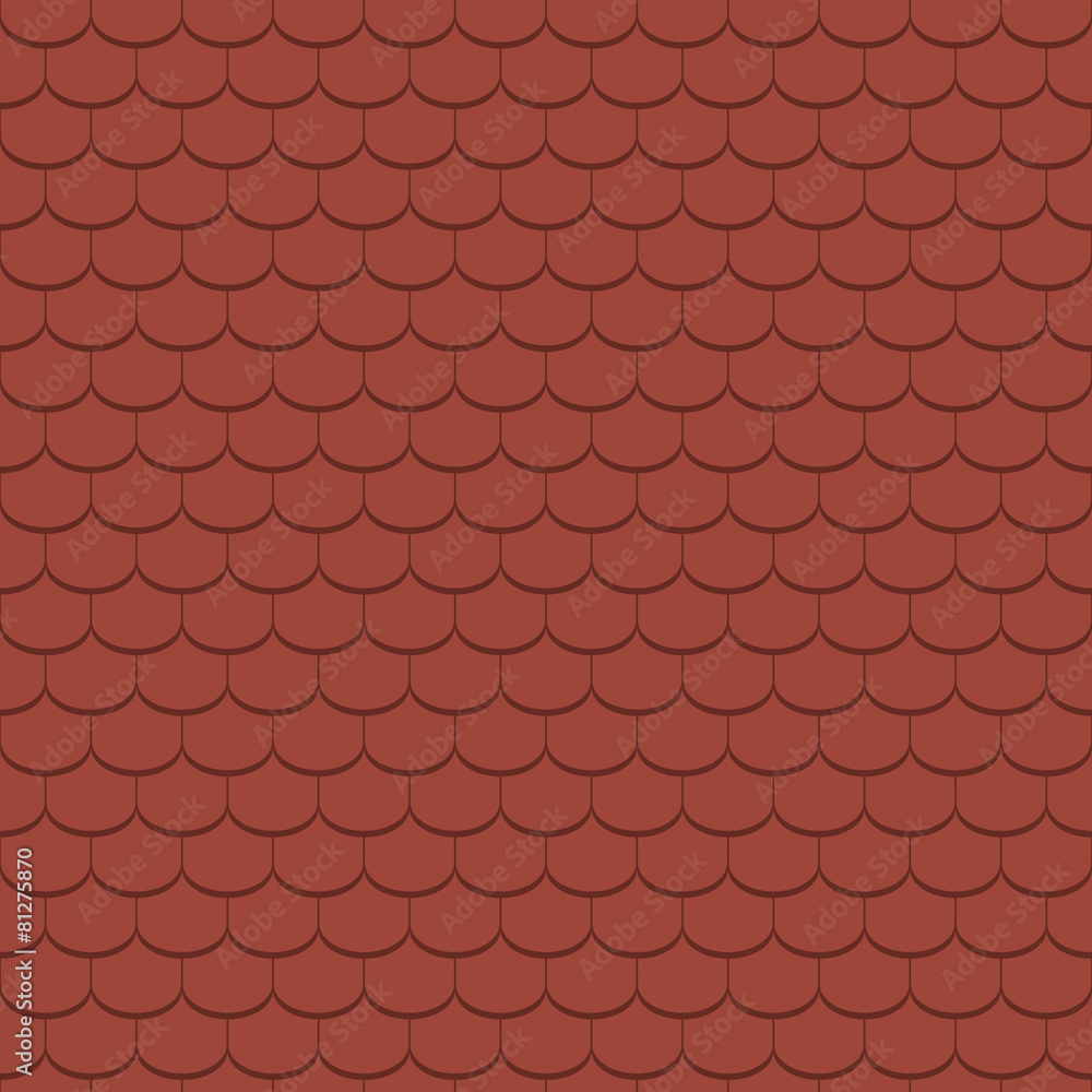 Beaver tail tile, red - seamless tileable Beaver tail tile, red - seamless tileable