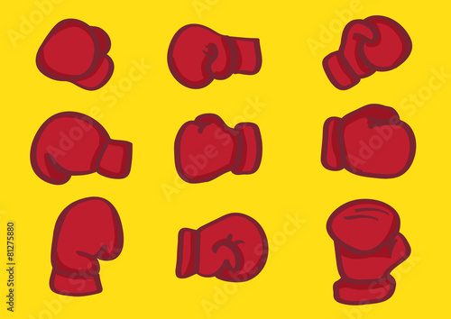 Boxing Glove Vector Illustration