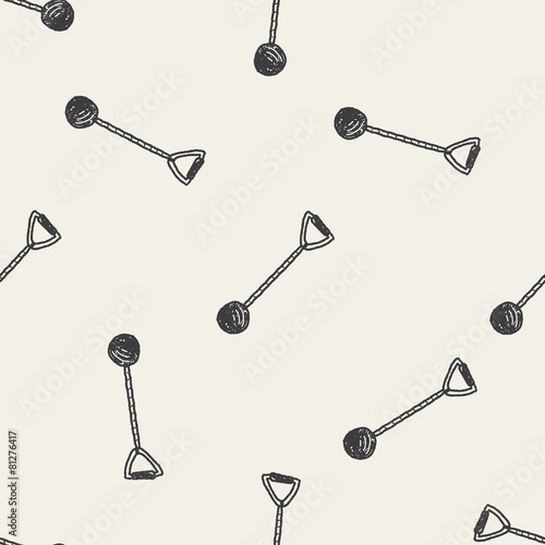 shot put doodle seamless pattern background