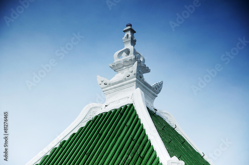 Pinnacle of Kampung Kling Mosque in Malacca, Malaysia photo