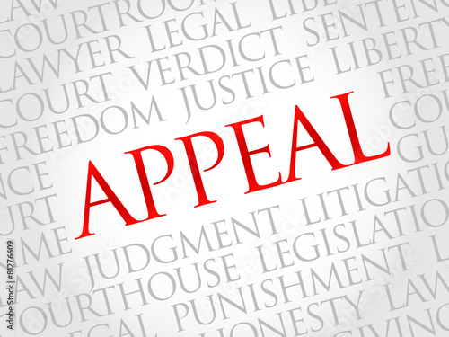 Appeal word cloud concept