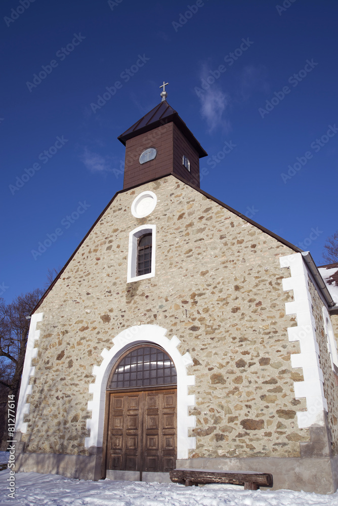 old chapel on medvednica