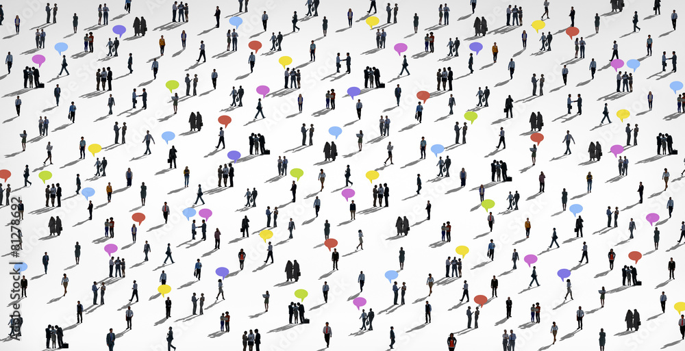 Communication People Diverse Crowd Business People Concept Communication People Diverse Crowd Business People Concept