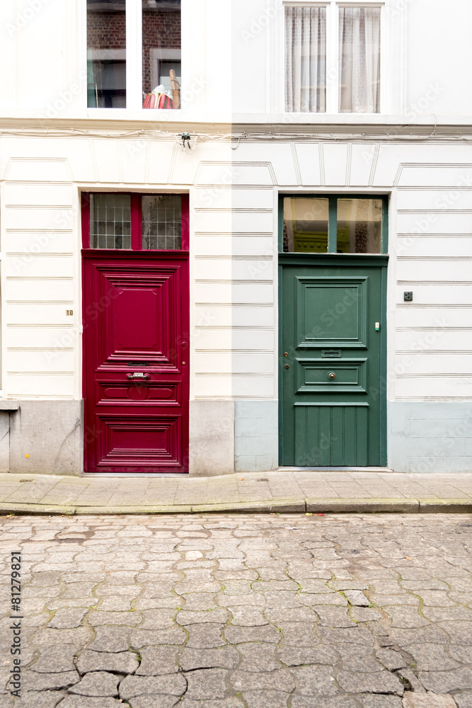 Naklejka premium Georgian Front Doors
