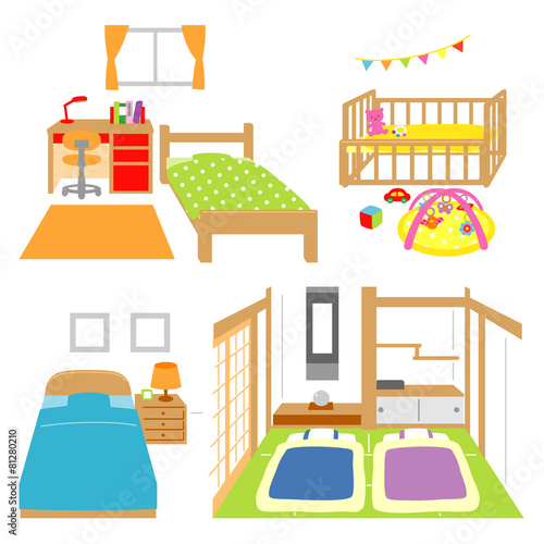 寝室　和室　子供部屋　赤ちゃん部屋