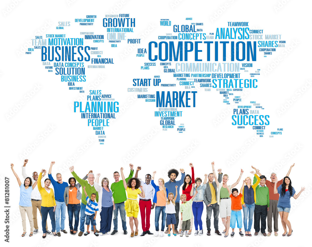 Competition Market Global Challenge Contest Concept Competition Market Global Challenge Contest Concept