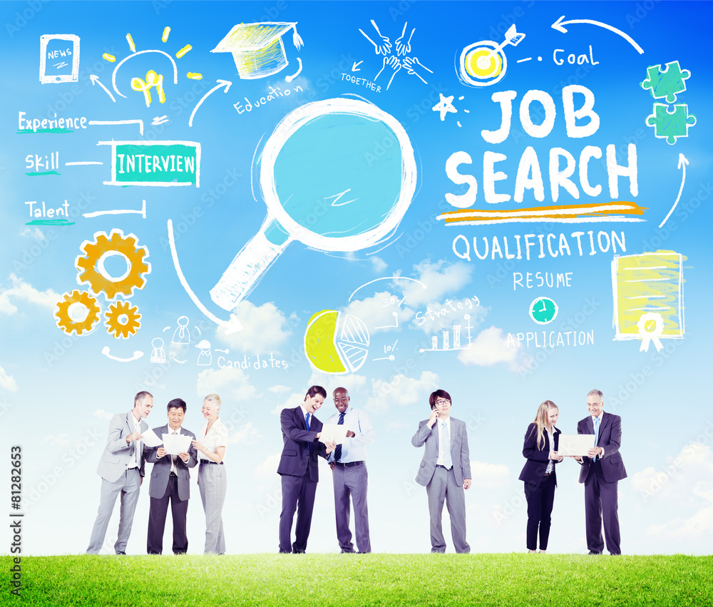 Business People Discussion Aspiration Job Search Concept Business People Discussion Aspiration Job Search Concept