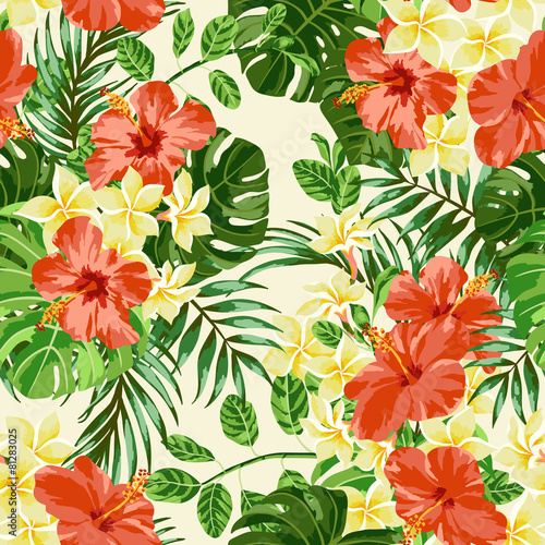 Seamless exotic pattern.