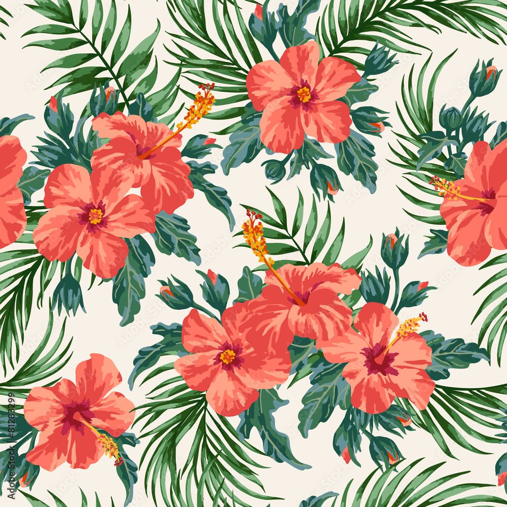 Seamless exotic pattern. Seamless exotic pattern.