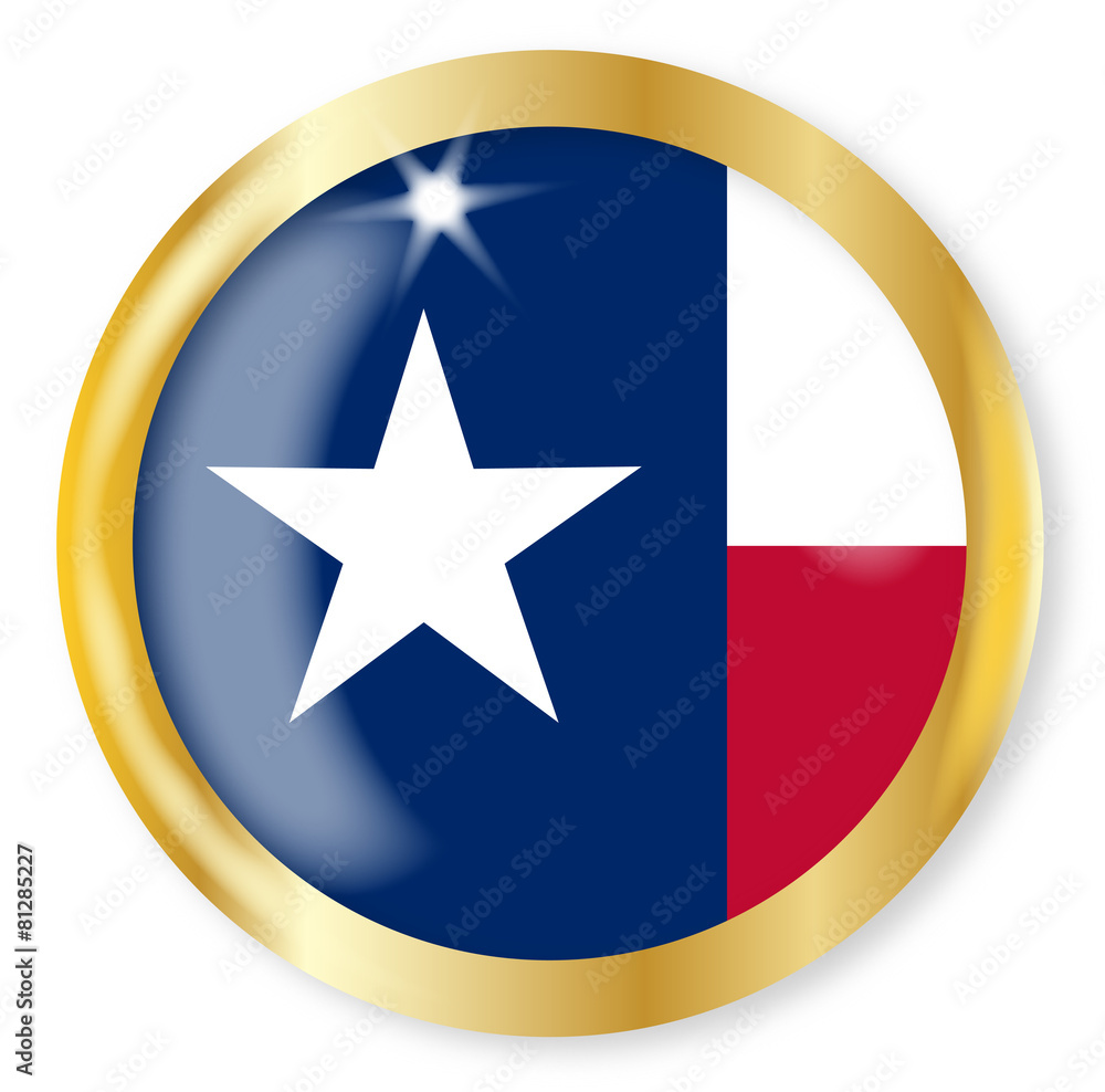 Texas Flag Button Texas Flag Button