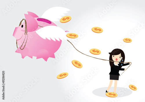 Piggy bank Concept © piyaphat