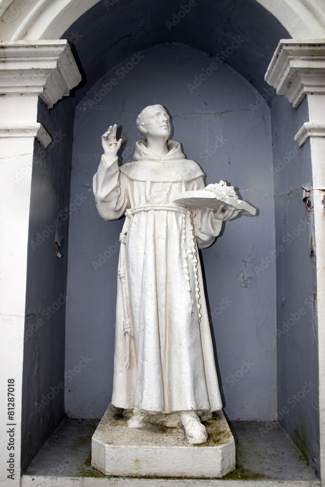 old statue from  an irish convent