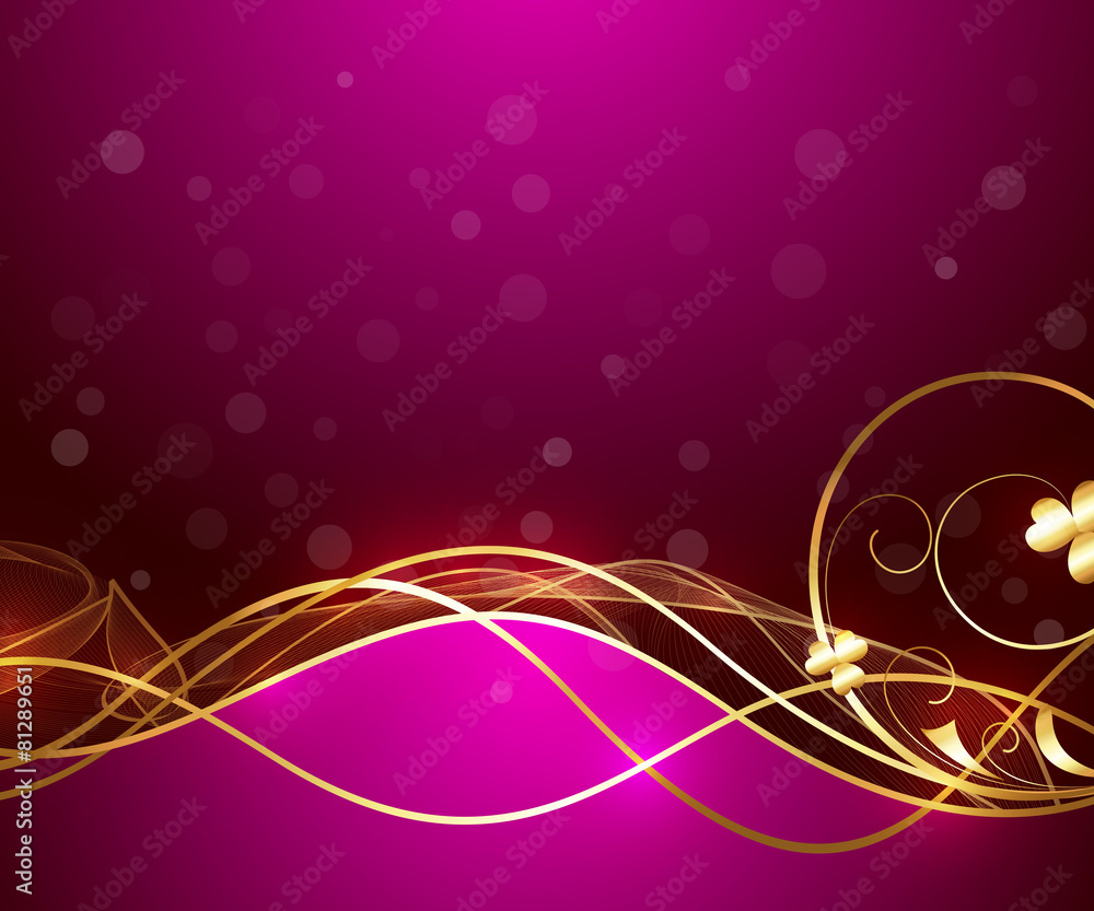 Abstract Golden Sparkles Flourish Design Abstract Golden Sparkles Flourish Design