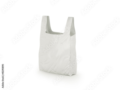 Blank plastic bag