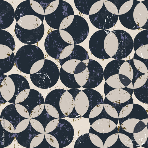 seamless pattern background, halftone, with circles, grungy
