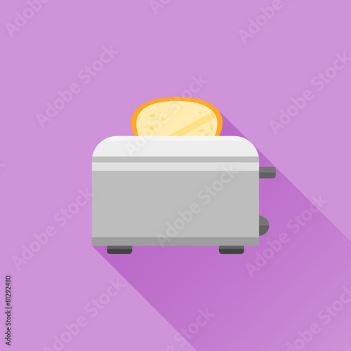 Toaster flat icon