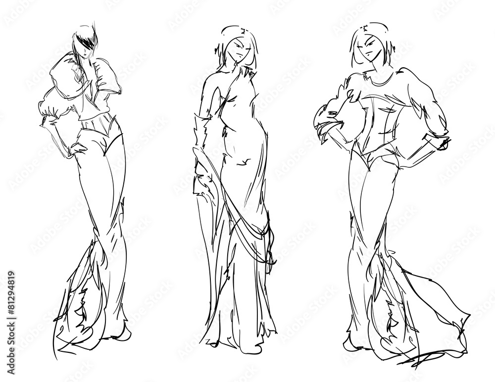 SKETCH. fashion girls SKETCH. fashion girls