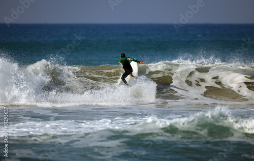 surfer in der welle