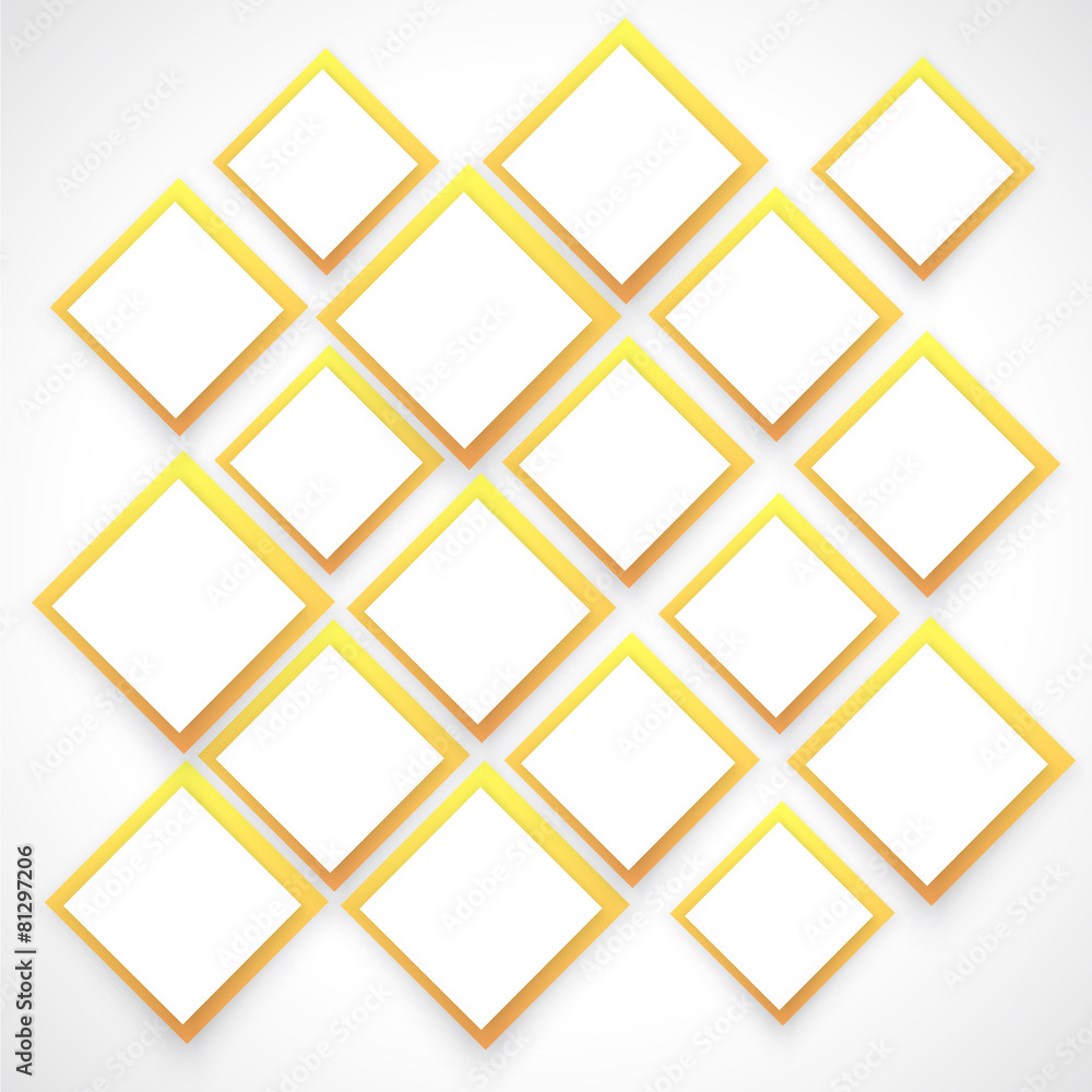 Vector Abstract geometric shape from gray cubes.