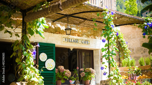 village cafe in Deya