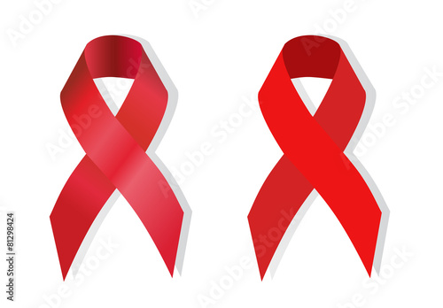 Red Awareness  ribbon
