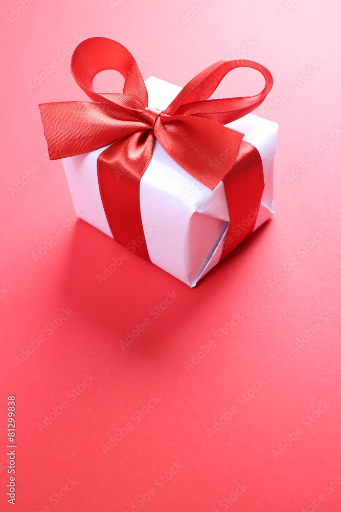 gifts with red ribbons