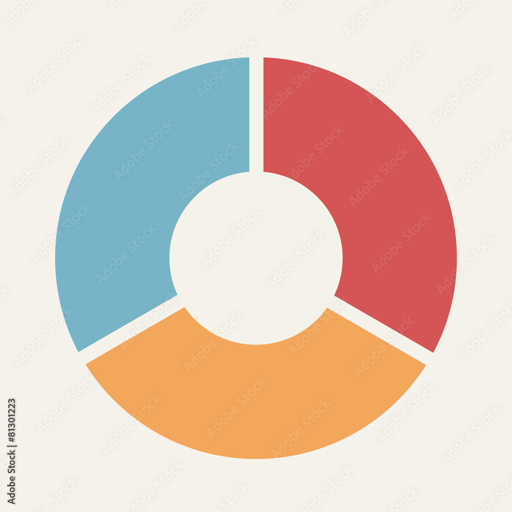 Circular infographic template for cycling diagram, graph, presen Circular infographic template for cycling diagram, graph, presen