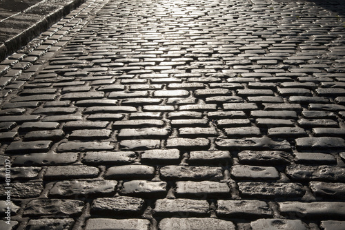 Quadro em tela Cobbled Street of Temple Bar, Dublin