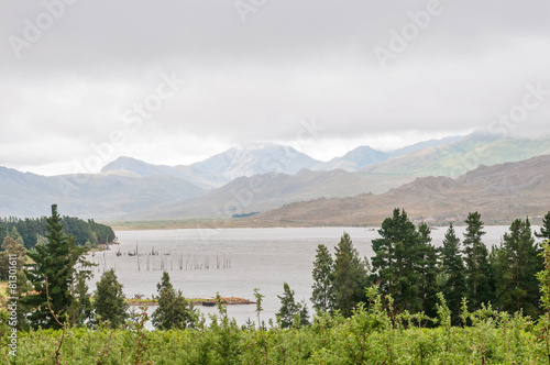 View across the Theewaterskloof Dam photo