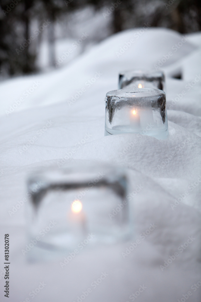 Ice lantern Ice lantern