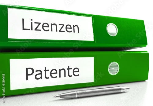 Lizenzen und Patente - Anmeldung photo