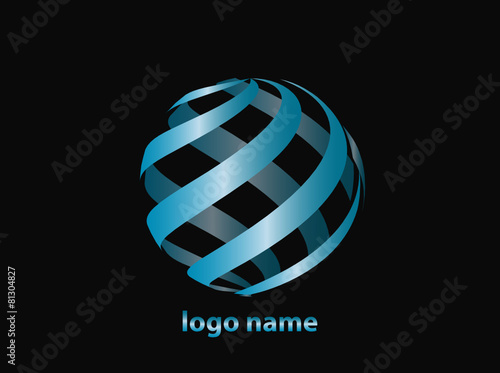 Logo Design blau