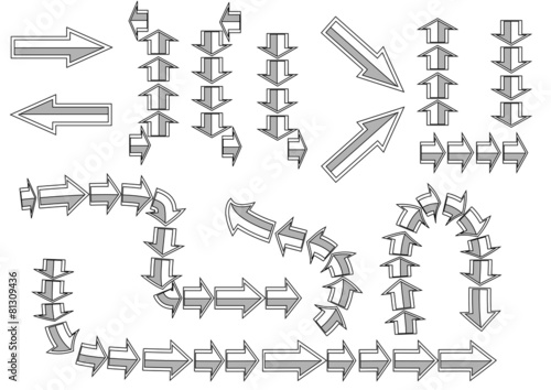 set of arrows