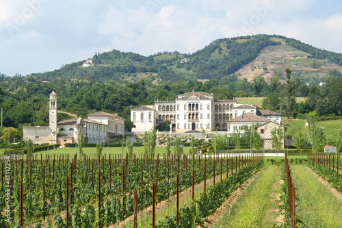 Obraz na płótnie Italian Villa Rinaldi Barbini w salonie
