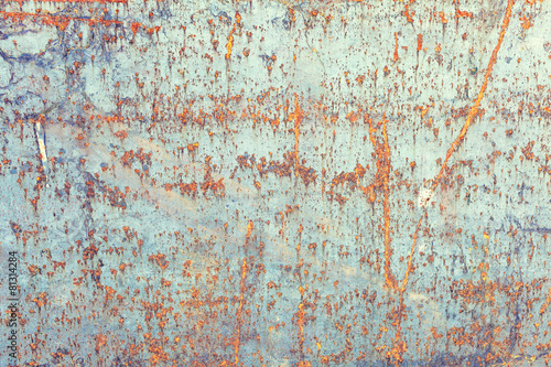 Background image in the form of sheet steel strips rust
