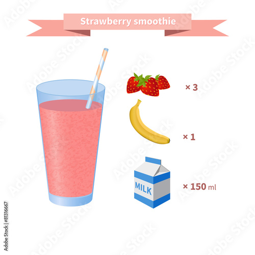 Strawberry smoothie