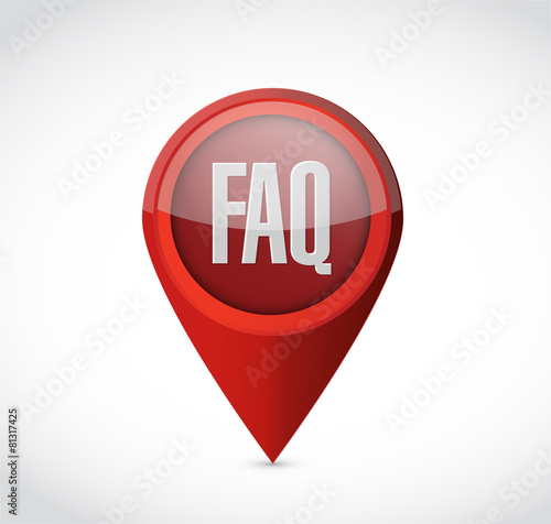 Free Download faq pointer sign illustration design - GFXLoad