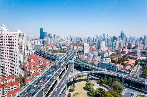 interchange of urban viaducts