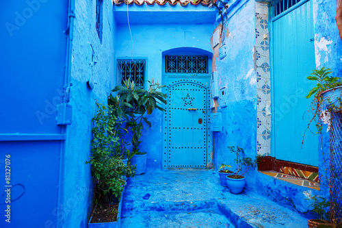 Street in Medina of Chefchaouen, Morocco © Ekaterina Pokrovsky