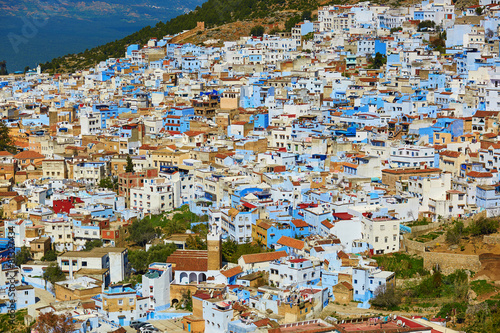 Aerial view of of Chefchaouen, Morocco © Ekaterina Pokrovsky
