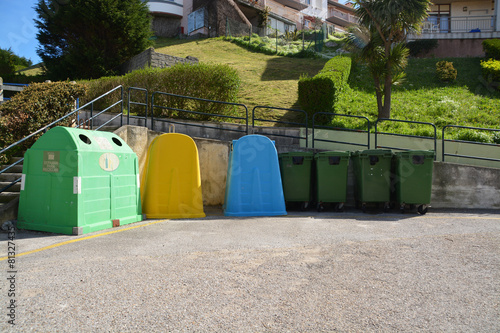 contenedores para el reciclaje de basura