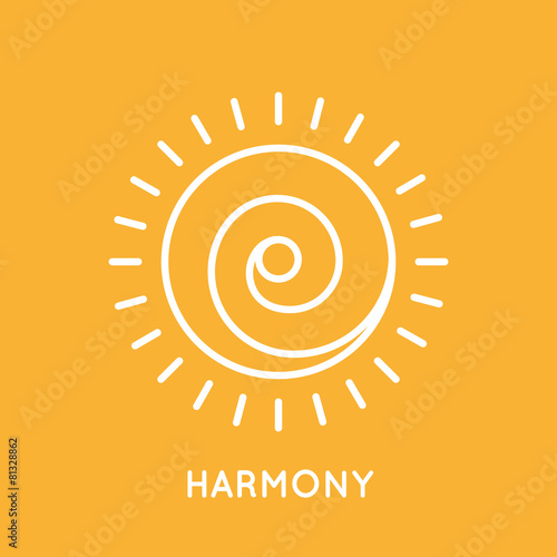 Yoga logo template.