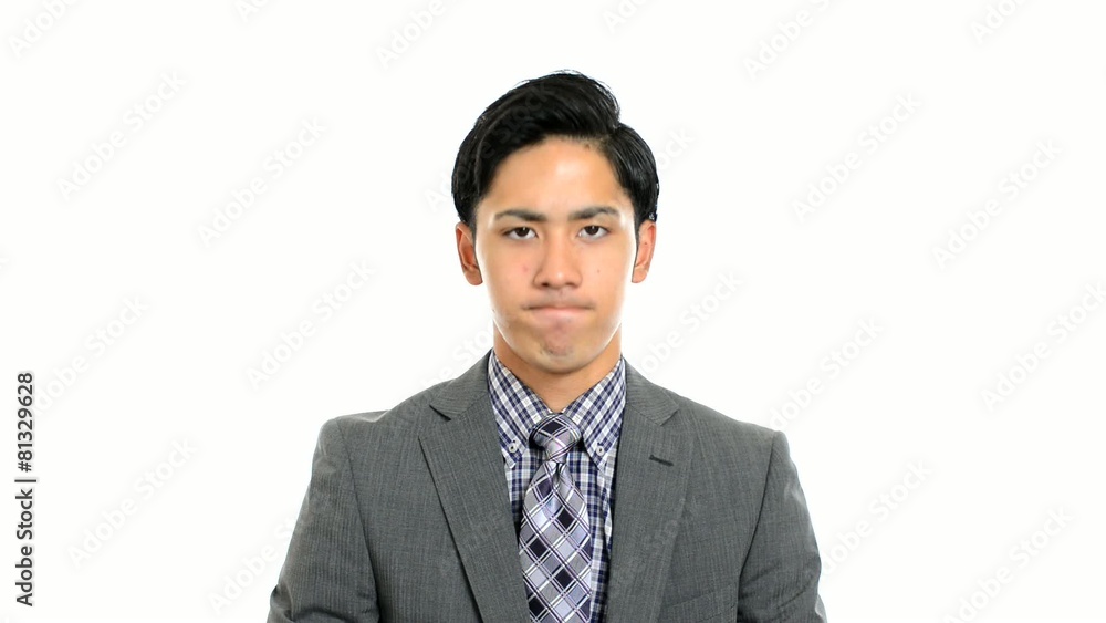 笑顔のビジネスマン