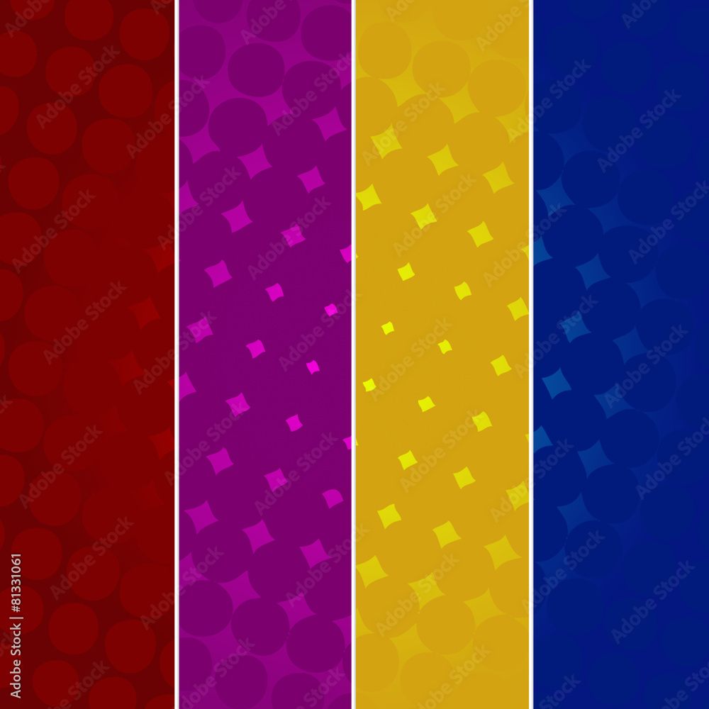 Colorful Halftone Backgrounds