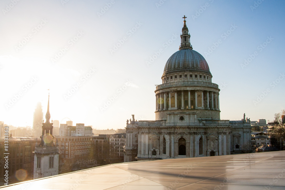St Pauls Cathedral from above
