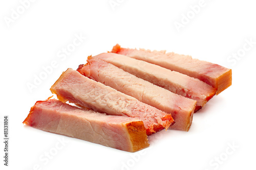 Pork meat smoked stick